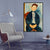 Oil Painting Portrait Canvas Textured Traditional Living Room Wall Art in Dark Color Blue Clearhalo 'Art Gallery' 'Canvas Art' 'Traditional' Arts' 1652374