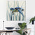 Blue Turtle and Seaweed Painting Textured Tropical Child Bedroom Canvas Wall Art Blue Design 2 Clearhalo 'Art Gallery' 'Canvas Art' 'Coastal Art Gallery' 'Nautical' Arts' 1652400