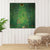 Picturesque Log Cabin Painting for Living Room Town Scenery Canvas Wall Art in Green Green Design 3 Clearhalo 'Art Gallery' 'Canvas Art' 'Country Art Gallery' 'French Country' 'Rustic' Arts' 1652491