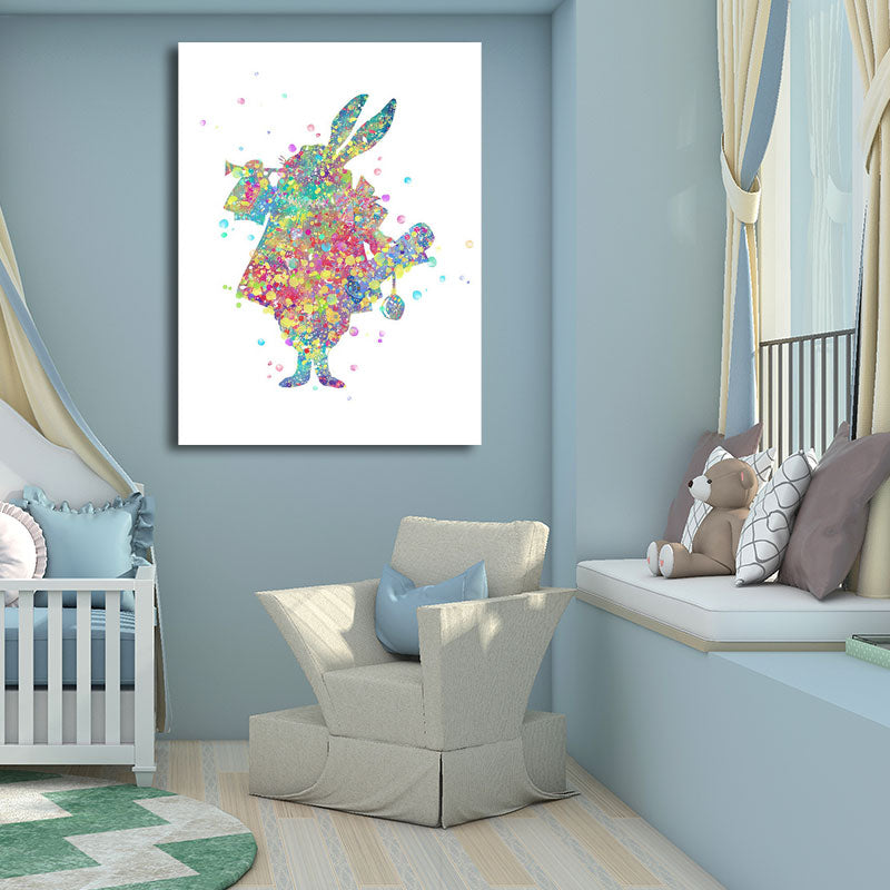Kids Style Dancer Canvas Art Multicolored Textured Wall Decoration for Living Room - Clearhalo - 'Arts' - 'Canvas Art' - 1652641