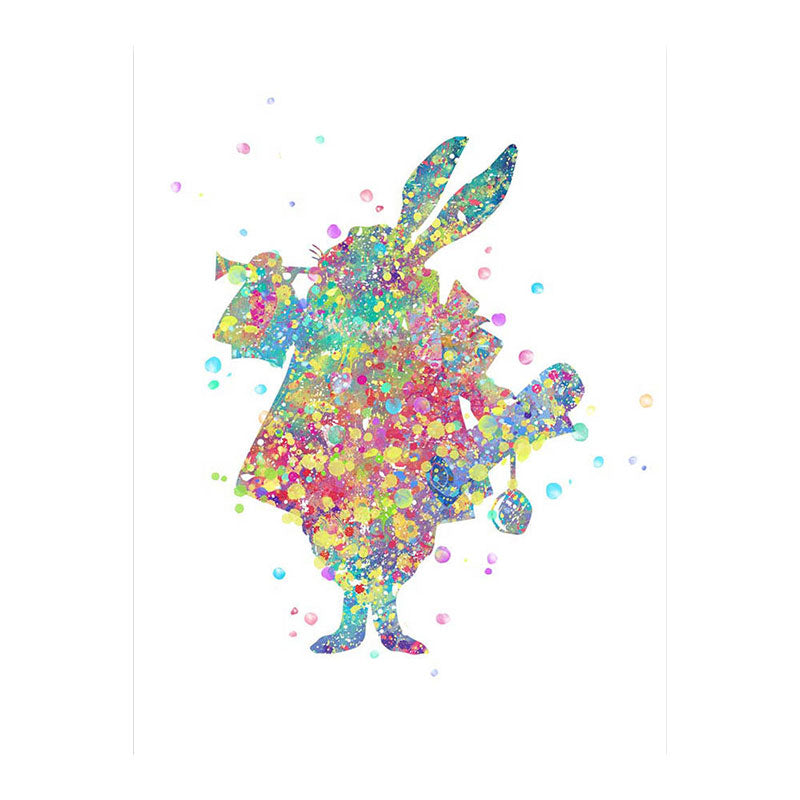 Kids Style Dancer Canvas Art Multicolored Textured Wall Decoration for Living Room Clearhalo 'Arts' 'Canvas Art' 1652642