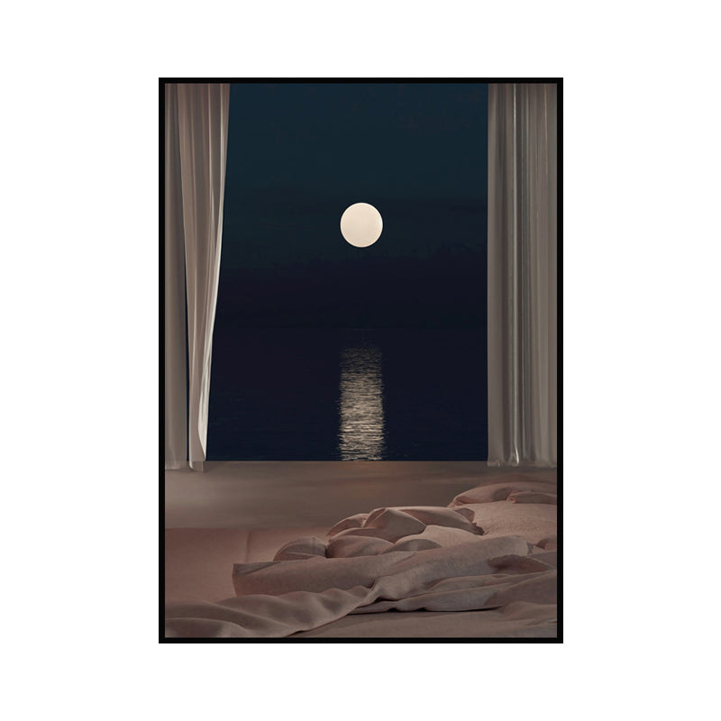 Nordic Landscape Canvas Print Pastel Color Dining Room Wall Art Decor, Multiple Sizes Clearhalo 'Arts' 'Canvas Art' 1652726