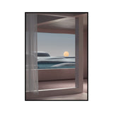 Nordic Landscape Canvas Print Pastel Color Dining Room Wall Art Decor, Multiple Sizes Clearhalo 'Arts' 'Canvas Art' 1652741