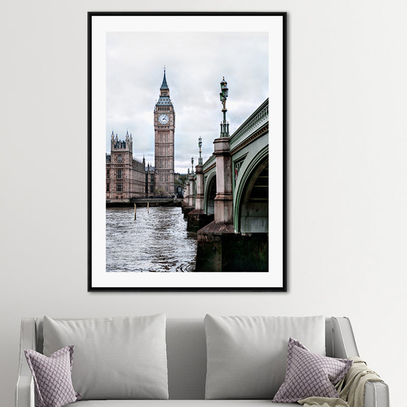 Photograph Print Contemporary Canvas Landmark in Soft Color, Multiple Size Options Clearhalo 'Arts' 'Canvas Art' 1652867