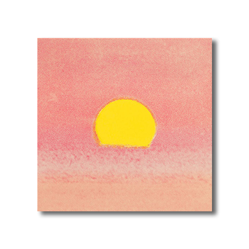 Light Color Sunrise Canvas Textured Kids Style Children's Bedroom Wall Art Print Clearhalo 'Art Gallery' 'Canvas Art' 'Kids' Arts' 1652911