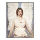 World Culture Winged Maiden Canvas Playroom Wall Art Print in White, Multiple Sizes Clearhalo 'Arts' 'Canvas Art' 1652926