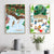 Childrens Art Amusement Park Painting Canvas Textured Colorful Wall Decor for Home White Clearhalo 'Art Gallery' 'Canvas Art' 'Kids' Arts' 1653143