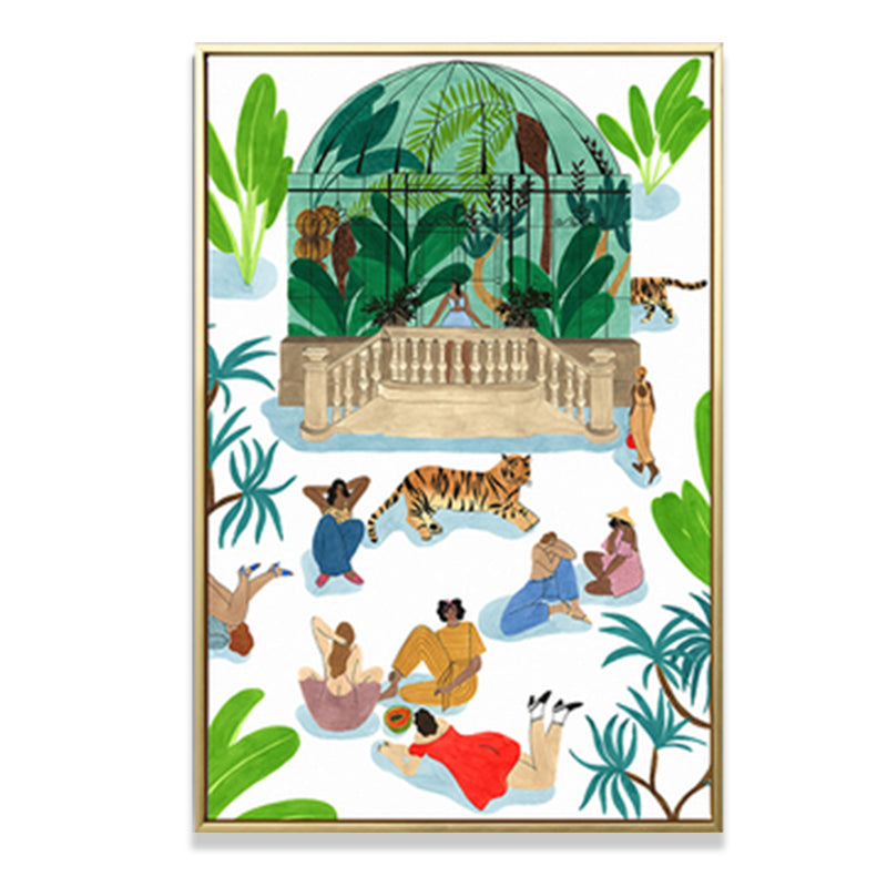 Childrens Art Amusement Park Painting Canvas Textured Colorful Wall Decor for Home Clearhalo 'Art Gallery' 'Canvas Art' 'Kids' Arts' 1653146