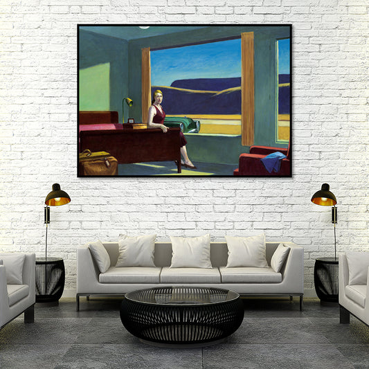 Textured Edward Painting Art Print Canvas Traditional Wall Decoration for Living Room Clearhalo 'Art Gallery' 'Canvas Art' 'Traditional' Arts' 1653337
