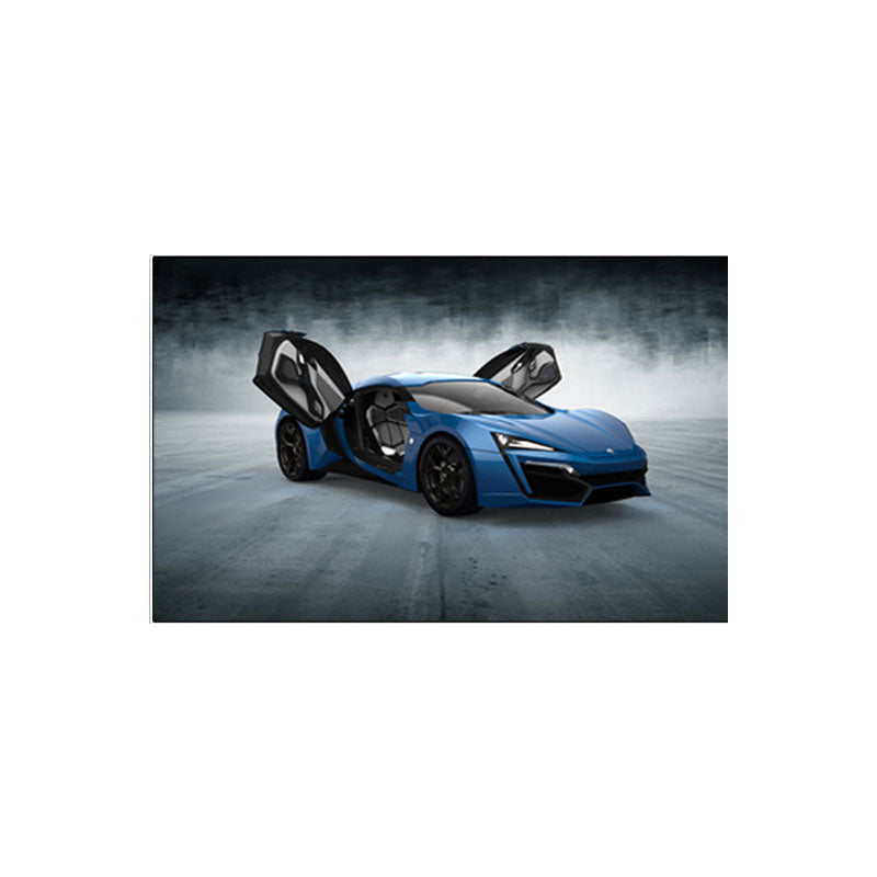 Contemporary Boys Art Print with Sport Car Pattern Bright Color Wall Decor for Bedroom Clearhalo 'Art Gallery' 'Canvas Art' 'Contemporary Art Gallery' 'Modern' Arts' 1653455