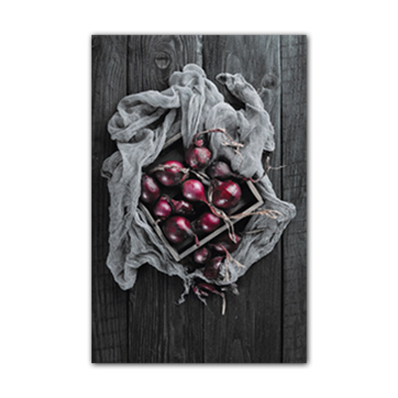 Photo Printed Diet Canvas Art Dark Color Modern Style Wall Decor for Dining Room Clearhalo 'Art Gallery' 'Canvas Art' 'Contemporary Art Gallery' 'Modern' Arts' 1653532