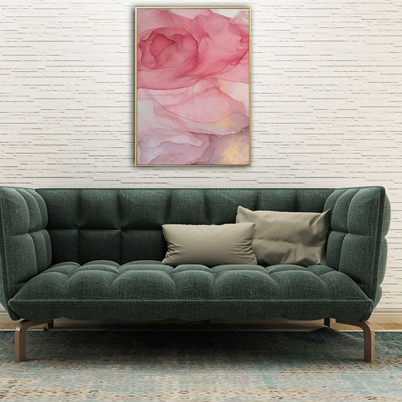 Modern Style Abstract Pattern Art Pink Girls Bedroom Canvas, Multiple Size Options Pink Design 2 Clearhalo 'Art Gallery' 'Canvas Art' 'Contemporary Art Gallery' 'Modern' Arts' 1653620