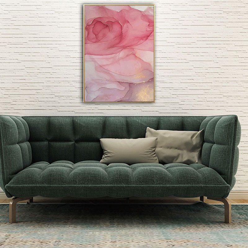 Modern Style Abstract Pattern Art Pink Girls Bedroom Canvas, Multiple Size Options Pink Design 2 Clearhalo 'Art Gallery' 'Canvas Art' 'Contemporary Art Gallery' 'Modern' Arts' 1653620