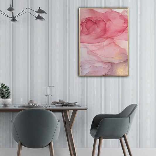 Modern Style Abstract Pattern Art Pink Girls Bedroom Canvas, Multiple Size Options Clearhalo 'Art Gallery' 'Canvas Art' 'Contemporary Art Gallery' 'Modern' Arts' 1653622