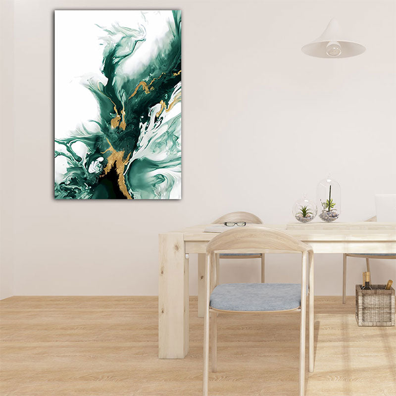 Canvas Textured Painting Modern Sea Wave Wall Art Decor, Multiple Sizes Available Clearhalo 'Art Gallery' 'Canvas Art' 'Contemporary Art Gallery' 'Modern' Arts' 1653677