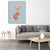 Kids Animal and Balloon Paintings Canvas Decorative Light Color Wall Art for Baby Room Orange Clearhalo 'Art Gallery' 'Canvas Art' 'Kids' Arts' 1653683