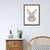 Brown Rabbit Head Wall Decor for Decoration Modernism Playroom Wrapped Canvas (Multiple Sizes) Brown Clearhalo 'Art Gallery' 'Canvas Art' 'Kids' Arts' 1653728