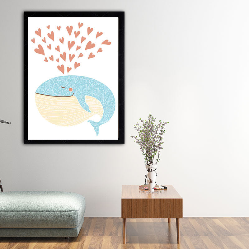 Multi-Colored Sea Fish Canvas Prints Nautical for Decoration Wall Decor, Multiple Size Options Clearhalo 'Art Gallery' 'Canvas Art' 'Kids' Arts' 1653812