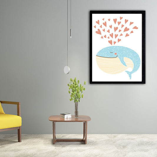 Multi-Colored Sea Fish Canvas Prints Nautical for Decoration Wall Decor, Multiple Size Options Clearhalo 'Art Gallery' 'Canvas Art' 'Kids' Arts' 1653813
