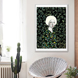 Contemporary Figure Canvas Wall Art Light-Color Textured Wall Decor for Sitting Room Clearhalo 'Art Gallery' 'Canvas Art' 'Contemporary Art Gallery' 'Modern' Arts' 1653940