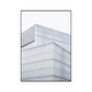 Modernism Skyscraper Exterior View Canvas Light-Color Architecture Wall Art Decor Clearhalo 'Art Gallery' 'Canvas Art' 'Contemporary Art Gallery' 'Modern' Arts' 1654102
