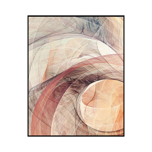 Abstract Pattern Wall Decor Orange Canvas Painting Textured, Multiple Sizes Options Clearhalo 'Art Gallery' 'Canvas Art' 'Contemporary Art Gallery' 'Modern' Arts' 1654117