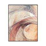 Abstract Pattern Wall Decor Orange Canvas Painting Textured, Multiple Sizes Options Clearhalo 'Art Gallery' 'Canvas Art' 'Contemporary Art Gallery' 'Modern' Arts' 1654117