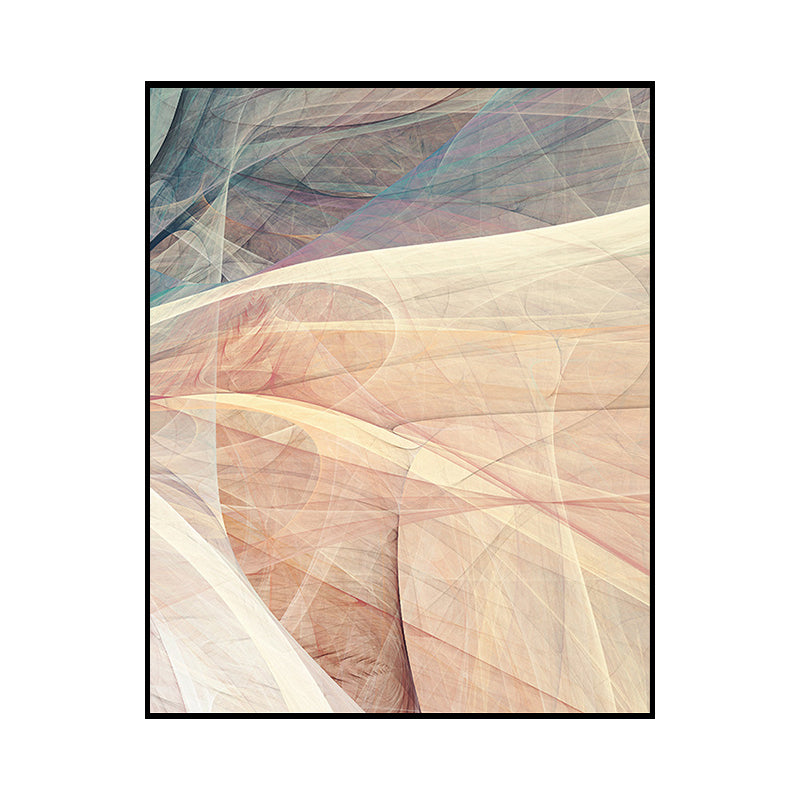 Abstract Pattern Wall Decor Orange Canvas Painting Textured, Multiple Sizes Options Clearhalo 'Art Gallery' 'Canvas Art' 'Contemporary Art Gallery' 'Modern' Arts' 1654128