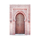 Pink Arched Door Wall Decor Architecture Modernist Textured Canvas Wall Art for Room Clearhalo 'Art Gallery' 'Canvas Art' 'Contemporary Art Gallery' 'Modern' Arts' 1654151