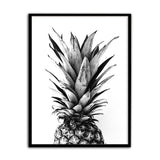 Grey Photo Printed Pineapple Canvas Textured Nordic House Interior Wall Art Decor Clearhalo 'Arts' 'Canvas Art' 1654500