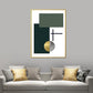 Geometric Pattern Wall Art Print Nordic Enchanting Abstract Wall Decor in Dark Color Clearhalo 'Arts' 'Canvas Art' 1654593