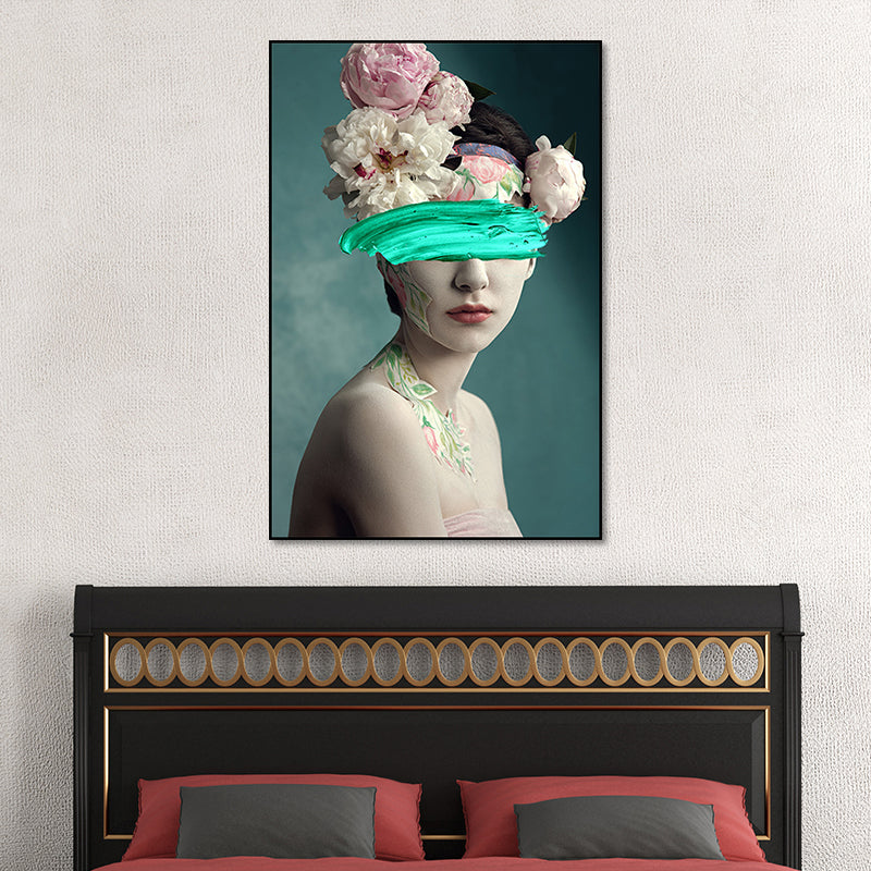 Textured Woman Figure Art Print Canvas Made Modern Stylish Wall Decoration for Home Clearhalo 'Arts' 'Canvas Art' 1654706