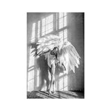 Vintage Ballerina Wall Art Canvas Textured Grey Wall Decoration for Living Room Clearhalo 'Arts' 'Canvas Art' 1654734