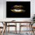 Modern Woman Lip Wall Art Print Gold-Black Textured Surface Canvas for Dining Room Gold Clearhalo 'Art Gallery' 'Canvas Art' 'Contemporary Art Gallery' 'Modern' Arts' 1655078