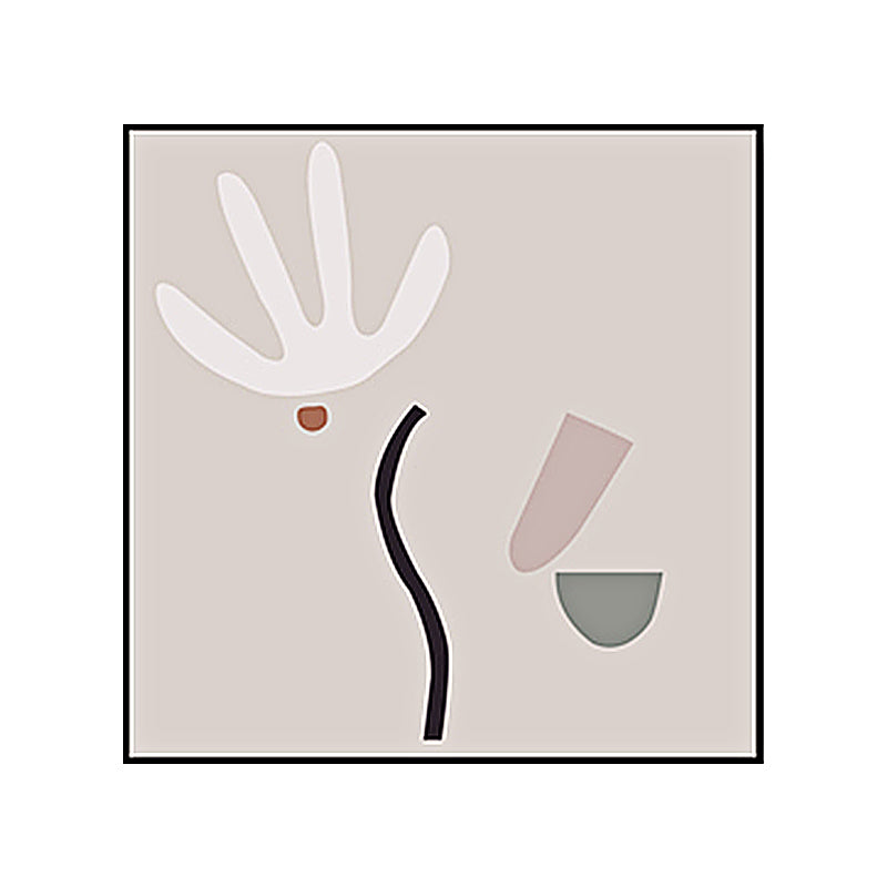 Morandi Abstract Canvas Print Textured Minimalism Living Room Squared Wall Art Decor Clearhalo 'Art Gallery' 'Canvas Art' 'Contemporary Art Gallery' 'Contemporary Art' 'Minimalism' 'Minimalist Art Gallery' 'Scandinavian' Arts' 1655166