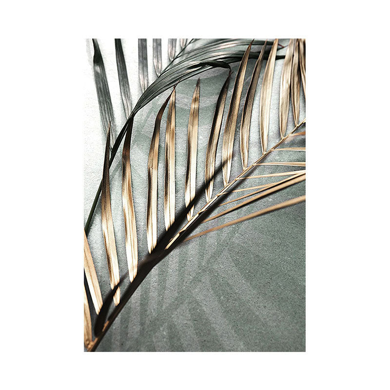 Nordic Style Canvas Wall Art Pastel Color Areca Palm Leaf Print Wall Decor for Room Clearhalo 'Arts' 'Canvas Art' 1655245
