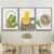 Vegetable and Meat Canvas Print Dining Room Painting Grey Wall Art Set (Multiple Sizes) Grey Clearhalo 'Art Gallery' 'Canvas Art' 'Kids' Arts' 1655296