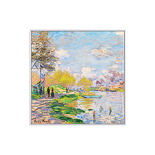 Impressionism Monet Canvas Art Yellow Scenery Oil Painting Wall Decor for Bedroom Clearhalo 'Art Gallery' 'Canvas Art' 'Country Art Gallery' 'French Country' 'Rustic' Arts' 1655431