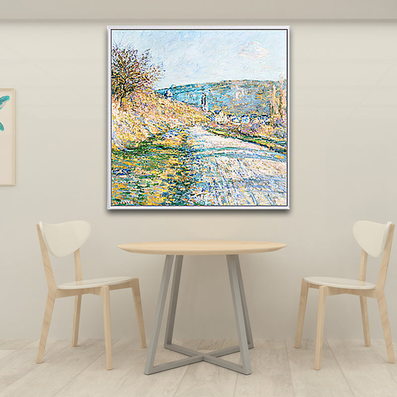 Impressionism Monet Canvas Art Yellow Scenery Oil Painting Wall Decor for Bedroom Yellow Design 2 Clearhalo 'Art Gallery' 'Canvas Art' 'Country Art Gallery' 'French Country' 'Rustic' Arts' 1655435