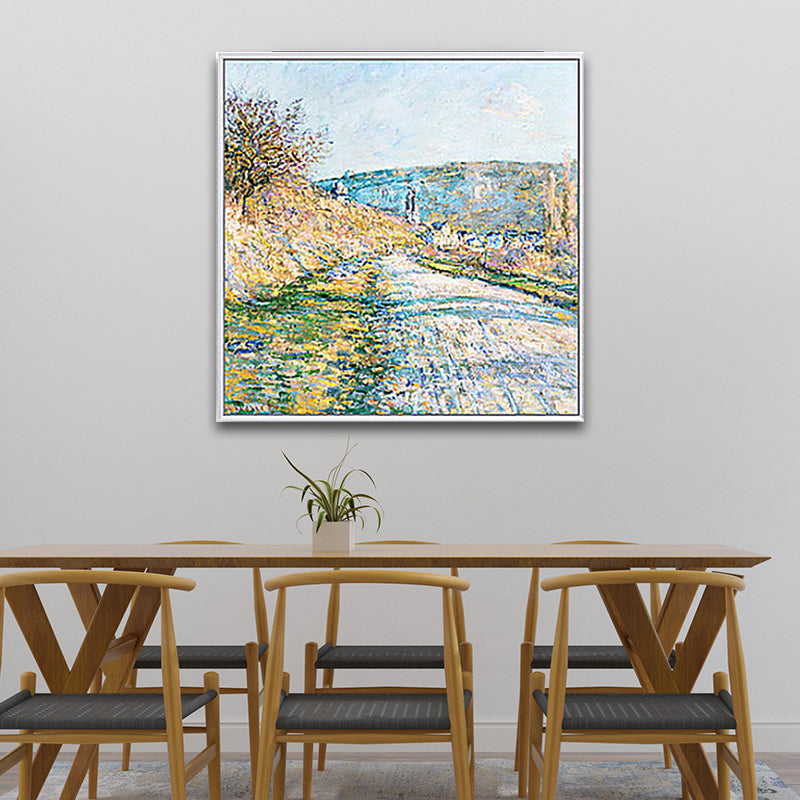 Impressionism Monet Canvas Art Yellow Scenery Oil Painting Wall Decor for Bedroom Clearhalo 'Art Gallery' 'Canvas Art' 'Country Art Gallery' 'French Country' 'Rustic' Arts' 1655436
