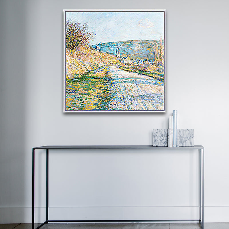 Impressionism Monet Canvas Art Yellow Scenery Oil Painting Wall Decor for Bedroom Clearhalo 'Art Gallery' 'Canvas Art' 'Country Art Gallery' 'French Country' 'Rustic' Arts' 1655437