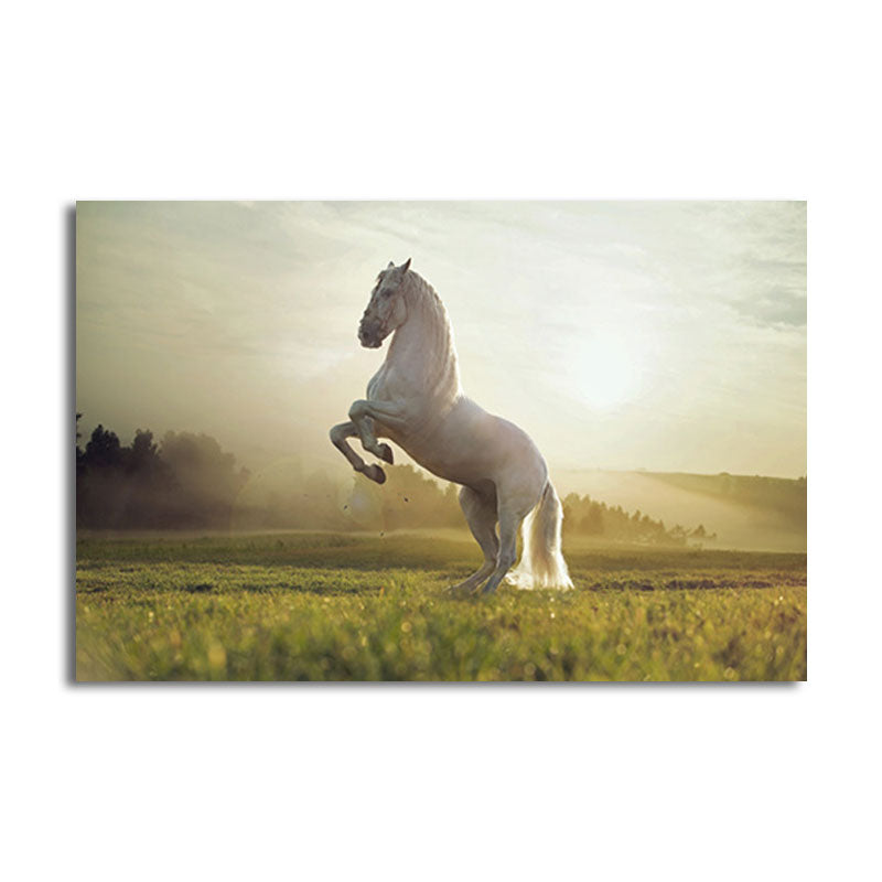 Canvas Textured Wall Decor Modernism Steed Print Wall Art for Sitting Room Clearhalo 'Art Gallery' 'Canvas Art' 'Contemporary Art Gallery' 'Modern' Arts' 1655573