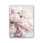 Romantic Peony Blossom Canvas for Bedroom Flower Print Wall Art Decor in Pastel Color Clearhalo 'Arts' 'Canvas Art' 1655806