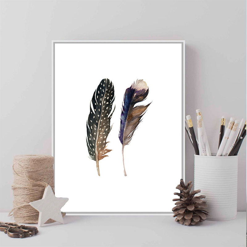 Black Feathers Wall Art Textured Surface Minimalism Dining Room Canvas Print Clearhalo 'Art Gallery' 'Canvas Art' 'Contemporary Art Gallery' 'Contemporary Art' 'Minimalism' 'Minimalist Art Gallery' 'Scandinavian' Arts' 1655822