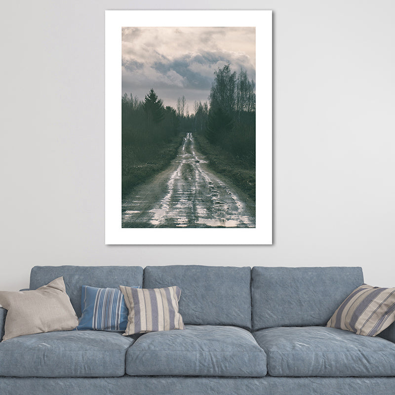 Nature Scenery Mountain Wall Decor Modernism Textured Canvas Wall Art for Living Room Clearhalo 'Art Gallery' 'Canvas Art' 'Contemporary Art Gallery' 'Modern' Arts' 1655950