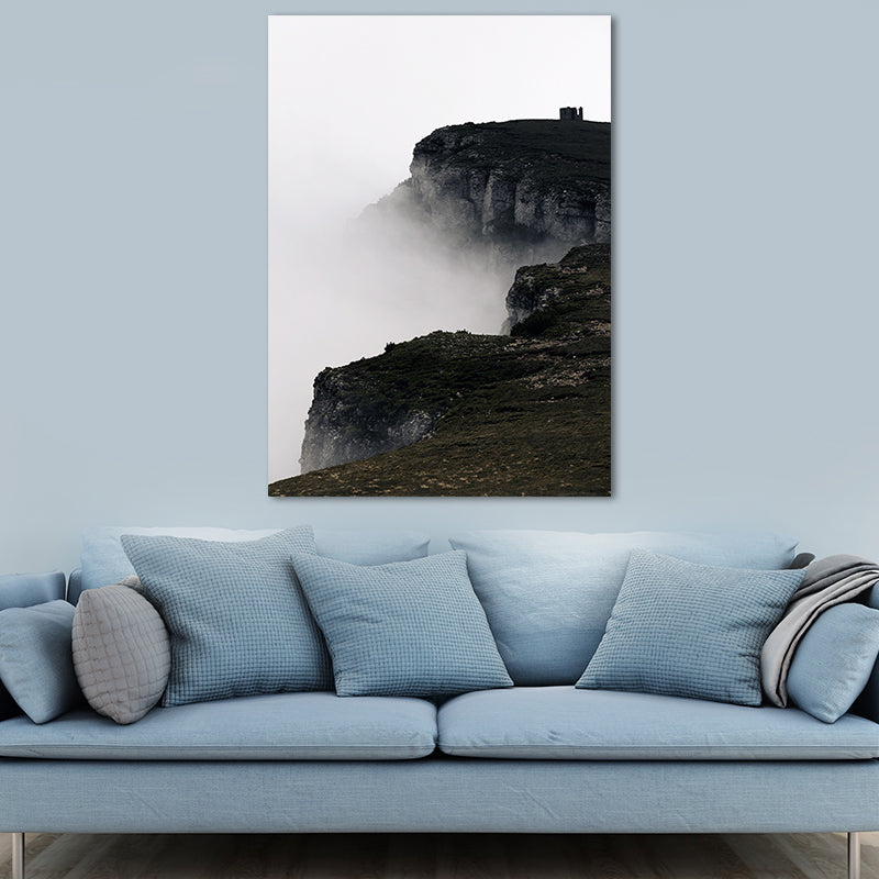 Nature Scenery Mountain Wall Decor Modernism Textured Canvas Wall Art for Living Room Clearhalo 'Art Gallery' 'Canvas Art' 'Contemporary Art Gallery' 'Modern' Arts' 1655956