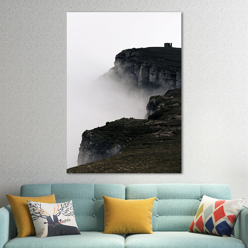 Nature Scenery Mountain Wall Decor Modernism Textured Canvas Wall Art for Living Room Clearhalo 'Art Gallery' 'Canvas Art' 'Contemporary Art Gallery' 'Modern' Arts' 1655957