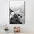 Foggy Natural Scenery Art Print in Grey Canvas Made Wall Decoration for Home, Textured Black Clearhalo 'Art Gallery' 'Canvas Art' 'Contemporary Art Gallery' 'Modern' Arts' 1655993