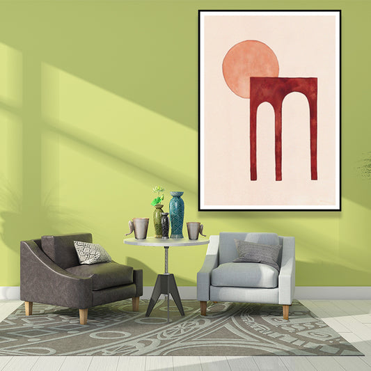 Abstract Canvas Art Scandinavian Textured Living Room Wall Decor (Multiple Sizes Available) Clearhalo 'Arts' 'Canvas Art' 1656067