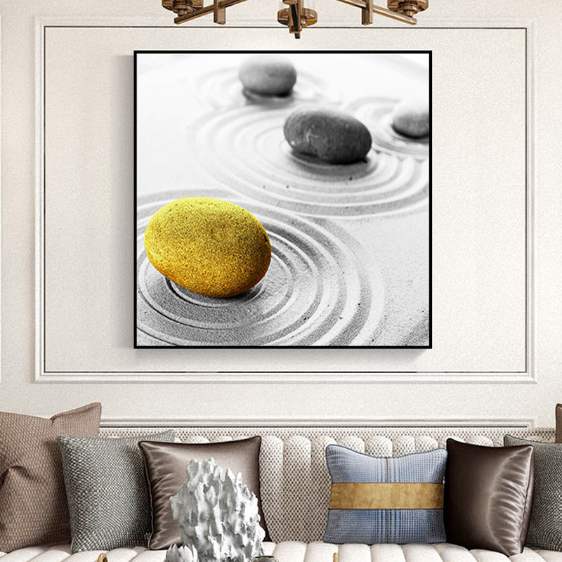 Simplicity Cobble Art Print Grey Wrapped Canvas for Sitting Room, Multiple Size Options Grey Design 1 Clearhalo 'Art Gallery' 'Canvas Art' 'Contemporary Art Gallery' 'Modern' Arts' 1656108
